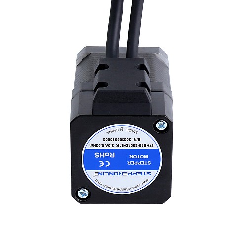 Nema 17 Closed Loop Stepper Motor 52Ncm(73.64oz.in) with Encoder 1000PPR(4000CPR) - 17HS19-2004D-E1K | StepperOnline CA