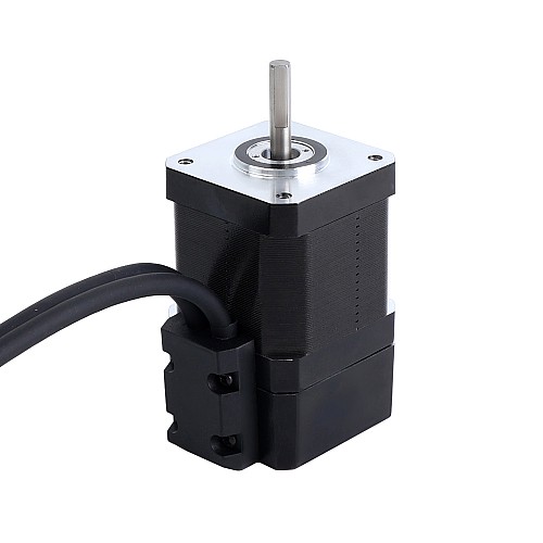 Nema 17 Closed Loop Stepper Motor 52Ncm(73.64oz.in) with Encoder 1000PPR(4000CPR) - 17HS19-2004D-E1K | StepperOnline CA