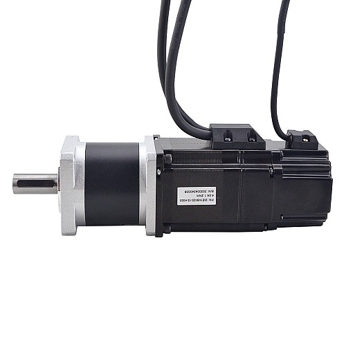 Nema 23 Closed Loop Stepper Motor 1.2Nm(169.97oz.in) with Electromagnetic Brake & 50:1 High Precision Gearbox - 23E1KBK20-12-HG50 | StepperOnline CA