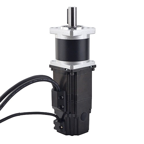 Nema 23 Closed Loop Stepper Motor 1.2Nm(169.97oz.in) with Electromagnetic Brake & 50:1 High Precision Gearbox - 23E1KBK20-12-HG50 | StepperOnline CA