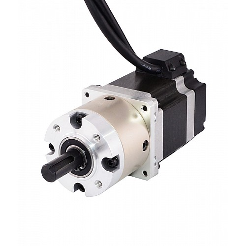 Nema 23 Closed-loop Geared Stepper L=56mm Gear Raio 15:1 Encoder 1000PPR(4000CPR) - 23HS22-2804D-PG15-E1000 | StepperOnline CA
