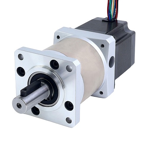 AR4 Upgraded Nema 23 Stepper Motor with YGS Gearbox Gear Ratio 50:1 High Precision Planetary Gearbox - 23HS22-2804D-YGS50-AR4 | StepperOnline CA