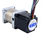 AR4 Upgraded Nema 23 Stepper Motor with YGS Gearbox Gear Ratio 50:1 High Precision Planetary Gearbox - 23HS22-2804D-YGS50-AR4 | StepperOnline CA