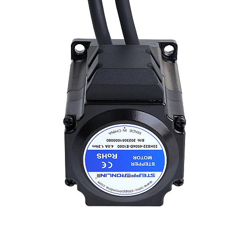 S Series Nema 23 Closed Loop Stepper Motor 1.2Nm(169.93oz.in) Encoder 1000PPR(4000CPR) - 23HS22-4004D-E1000 | StepperOnline CA