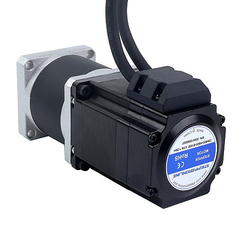 Nema 23 Closed Loop Stepper Motor L=77mm Gear Ratio 20:1 High Precision Planetary Gearbox - 23HS22-HG20-E1000 | StepperOnline CA Nema 23 Closed Loop Stepper Motor L=77mm Gear Ratio 20:1 High Precision Planetary Gearbox - 23HS22-HG20-E1000 | StepperOnline CA