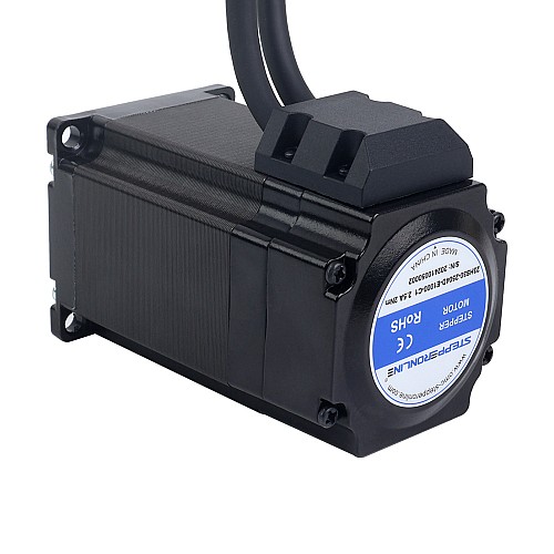 S Series Nema 23 Closed Loop Stepper Motor 2.0Nm(283.22oz.in) 3-Channel Encoder 1000PPR(4000CPR) - 23HS30-2504D-E1000-C1 | StepperOnline CA