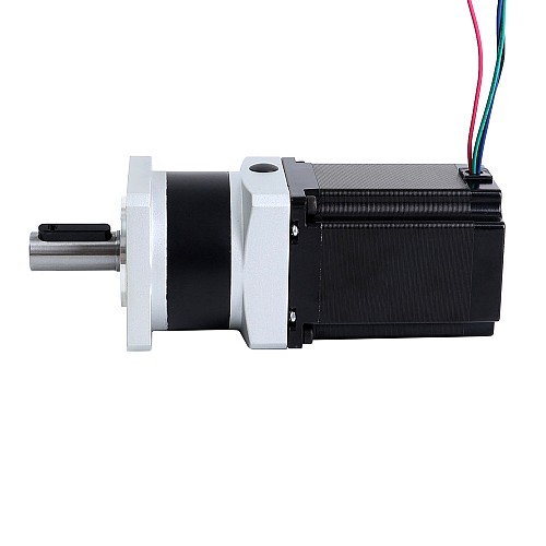 Nema 23 Stepper Motor L=76.5mm Gear Ratio 5:1 MG Series Planetary Gearbox - 23HS30-2904S-MG5 | StepperOnline CA
