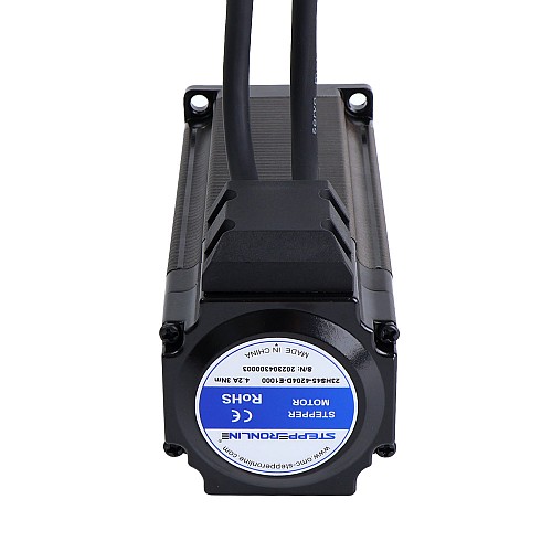 Nema 23 Closed Loop Stepper Motor 3.0Nm(424.83oz.in) Encoder 1000PPR(4000CPR) - 23HS45-4204D-E1000 | StepperOnline CA