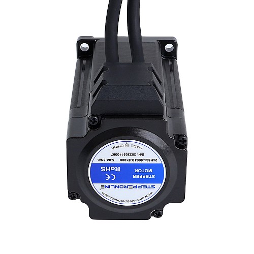 S Series Nema 24 Closed Loop Stepper Motor 3.0Nm(424.83oz.in) Encoder 1000PPR(4000CPR) - 24HS34-5004D-E1000 | StepperOnline CA S Series Nema 24 Closed Loop Stepper Motor 3.0Nm(424.83oz.in) Encoder 1000PPR(4000CPR) - 24HS34-5004D-E1000 | StepperOnline CA