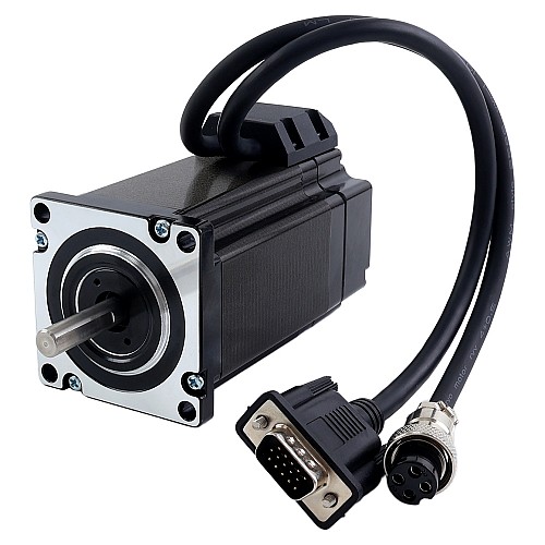 S Series Standard Nema 24 Closed Loop Stepper Motor 3.0Nm(424.83oz.in) Encoder 1000PPR(4000CPR) - 24HS34A-5004D-E1000 | StepperOnline CA