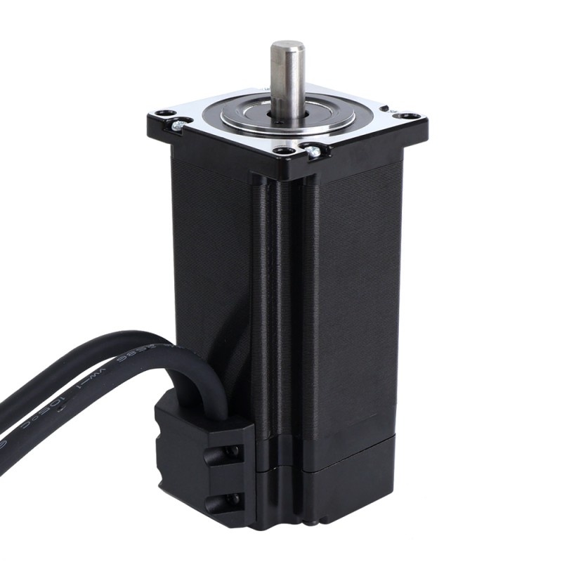 S Series Nema 24 Closed Loop Stepper Motor 4.0Nm(566.45oz.in) Encoder 1000PPR(4000CPR) - 24HS40-5004D-E1000 | StepperOnline CA