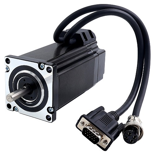 S Series Standard Nema 24 Closed Loop Stepper Motor 4.0Nm(566.45oz.in) Encoder 1000PPR(4000CPR) - 24HS40A-5004D-E1000 | StepperOnline CA