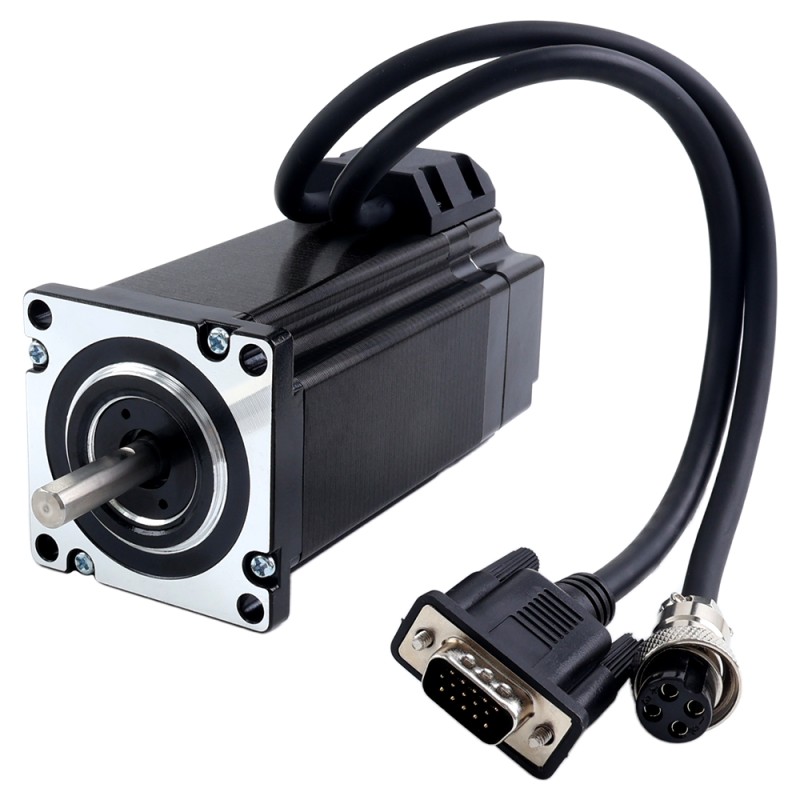 S Series Standard Nema 24 Closed Loop Stepper Motor 4.0Nm(566.45oz.in) Encoder 1000PPR(4000CPR) - 24HS40A-5004D-E1000 | StepperOnline CA