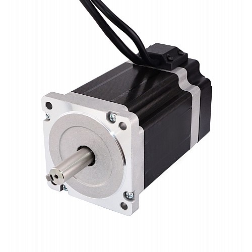 Nema 34 Closed Loop Stepper Motor 7.0Nm/1001oz.in Encoder 1000CPR - 34HS38-4204D-E1000 | StepperOnline CA
