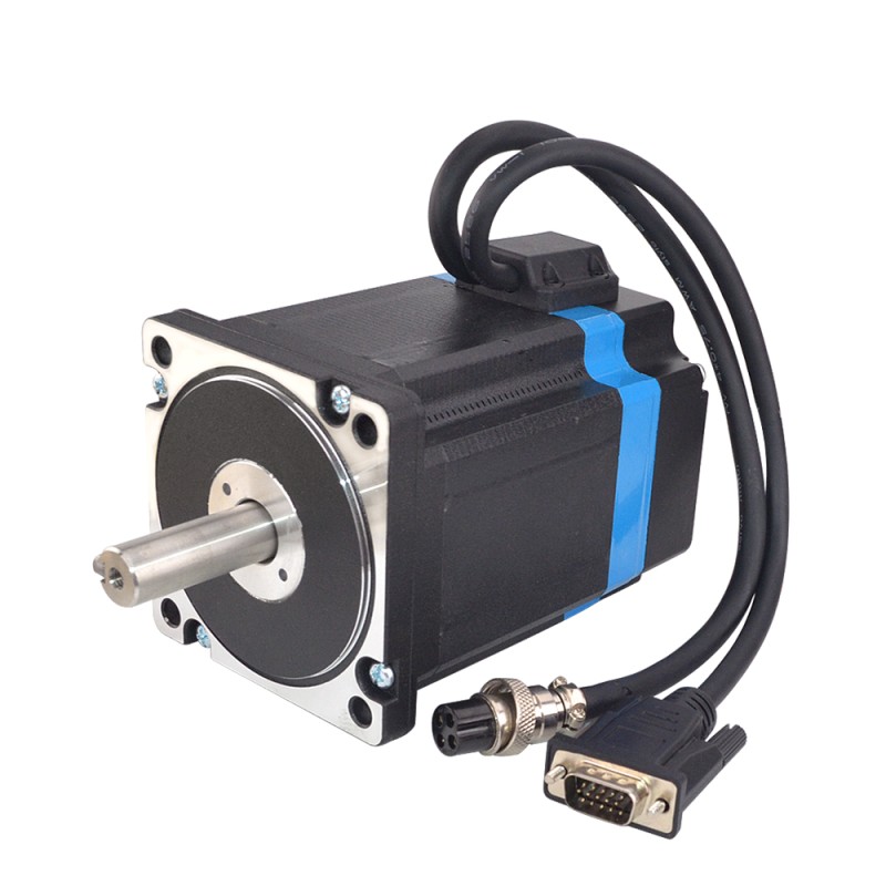 Nema 34 Closed Loop Stepper Motor 5.8Nm/821.35oz.in Encoder 1000PPR - 34HS38-6004D-E1000 | StepperOnline CA