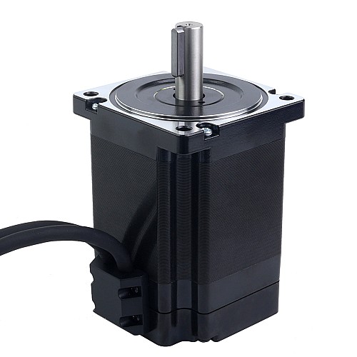 S Series Nema 34 Closed Loop Stepper Motor 6.50Nm(920.48oz.in) Encoder 1000PPR(4000CPR) - 34HS39-6004D-E1000 | StepperOnline CA