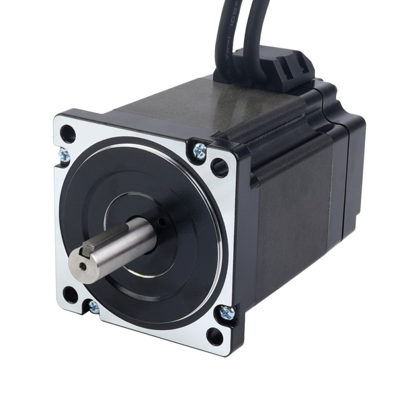 S Series Nema 34 Closed Loop Stepper Motor 6.50Nm(920.48oz.in) Encoder 1000PPR(4000CPR) - 34HS39-6004D-E1K-1M5 | StepperOnline CA