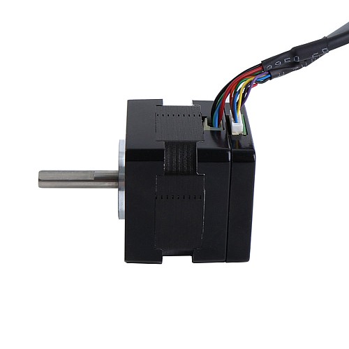 Nema 14 Closed Loop Stepper Motor 12.5Ncm(17.7oz.in) with Magnetic Encoder 1000PPR(4000CPR) - 14HS11-1004-ME1K | StepperOnline CA
