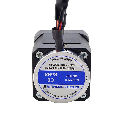 Nema 17 Closed Loop Stepper Motor 45Ncm(63.7oz.in) with Magnetic Encoder 1000PPR(4000CPR) - 17HS15-1504-ME1K | StepperOnline CA