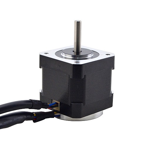 Nema 17 Closed Loop Stepper Motor 45Ncm(63.7oz.in) with Magnetic Encoder 1000PPR(4000CPR) - 17HS15-1504-ME1K | StepperOnline CA