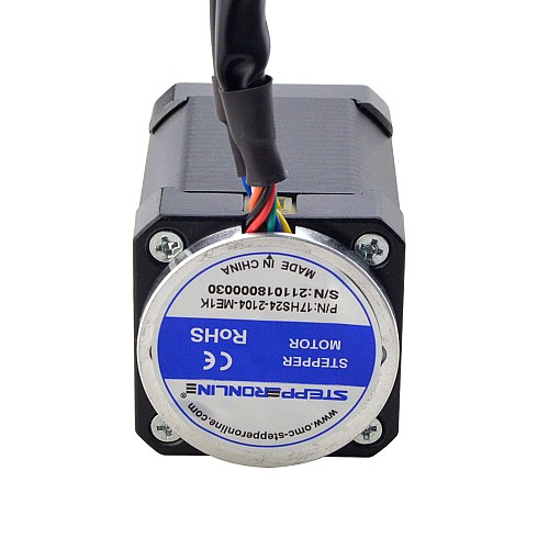 Nema 17 Closed Loop Stepper Motor 65Ncm(92.05oz.in) with Magnetic Encoder 1000PPR(4000CPR) - 17HS24-2104-ME1K | StepperOnline CA Nema 17 Closed Loop Stepper Motor 65Ncm(92.05oz.in) with Magnetic Encoder 1000PPR(4000CPR) - 17HS24-2104-ME1K | StepperOnline CA