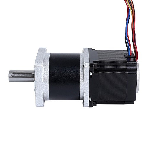 Nema 23 Stepper Motor with High Precision Gearbox Gear Ratio 50:1 & Magnetic Encoder 1000PPR(4000CPR) - 23HS22-2804-HG50-ME1K | StepperOnline CA