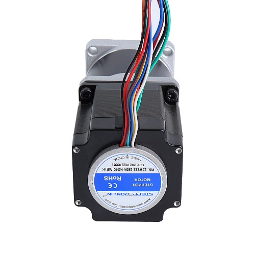 Nema 23 Stepper Motor with High Precision Gearbox Gear Ratio 50:1 & Magnetic Encoder 1000PPR(4000CPR) - 23HS22-2804-HG50-ME1K | StepperOnline CA