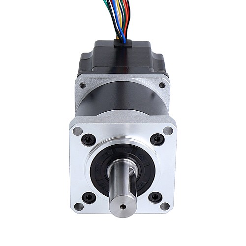 Nema 23 Stepper Motor with High Precision Gearbox Gear Ratio 50:1 & Magnetic Encoder 1000PPR(4000CPR) - 23HS22-2804-HG50-ME1K | StepperOnline CA