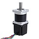 Nema 23 Stepper Motor with High Precision Gearbox Gear Ratio 50:1 & Magnetic Encoder 1000PPR(4000CPR) - 23HS22-2804-HG50-ME1K | StepperOnline CA