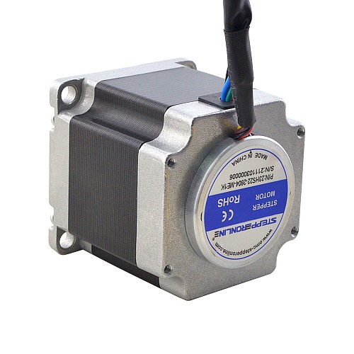 Nema 23 Closed Loop Stepper Motor 1.2Nm(169.93oz.in) with Magnetic Encoder 1000PPR(4000CPR) - 23HS22-2804-ME1K | StepperOnline CA