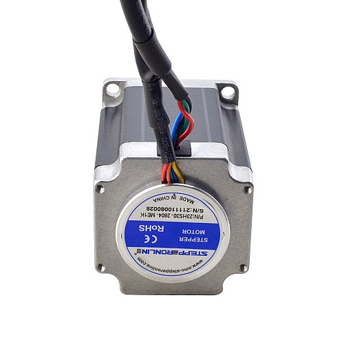 Nema 23 Closed Loop Stepper Motor 1.85Nm(261.98oz.in) with Magnetic Encoder 1000PPR(4000CPR) - 23HS30-2804-ME1K | StepperOnline CA