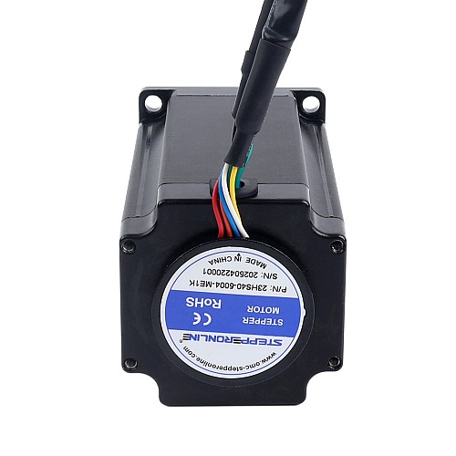Nema 23 Closed Loop Stepper Motor 3.00Nm(424.83oz.in) with Magnetic Encoder 1000PPR(4000CPR) - 23HS40-5004-ME1K | StepperOnline CA