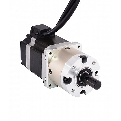 Nema 23 Closed-loop Geared Stepper L=56mm Gear Raio 15:1 Encoder 1000PPR(4000CPR) - 23HS22-2804D-PG15-E1000 | StepperOnline CA