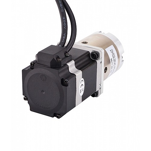 Nema 23 Closed-loop Geared Stepper L=56mm Gear Raio 15:1 Encoder 1000PPR(4000CPR) - 23HS22-2804D-PG15-E1000 | StepperOnline CA