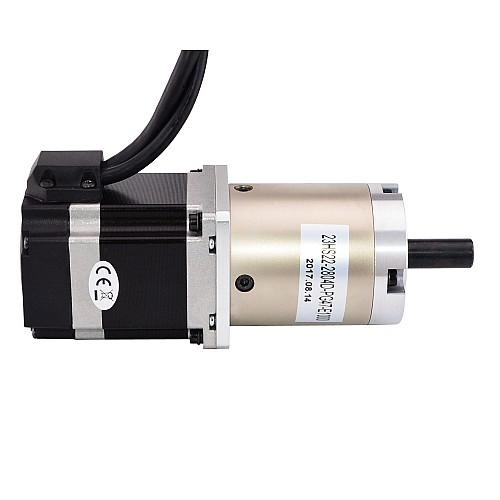 Nema 23 Closed-loop Geared Stepper L=56mm Gear Ratio 47:1 Encoder 1000PPR(4000CPR) - 23HS22-2804D-PG47-E1000 | StepperOnline CA