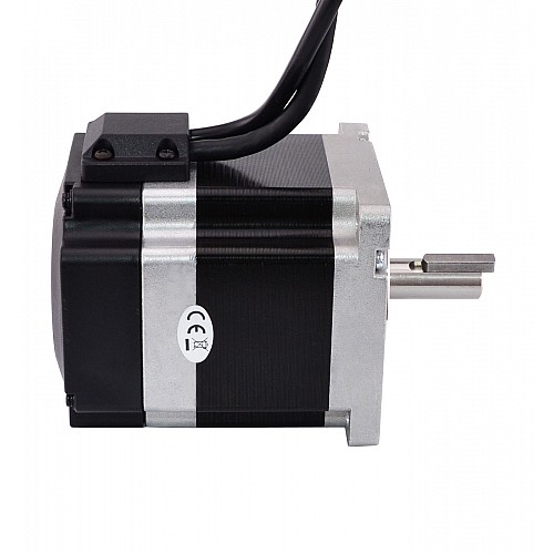 S Series Nema 34 Closed Loop Stepper Motor 4.5Nm(637.25oz.in) Encoder 1000PPR(4000CPR) - 34HS31-5504D-E1000 | StepperOnline CA