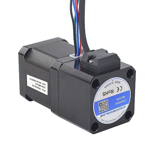 P Series Nema 17 Stepper Motor 48Ncm(67.99oz.in) with Electromagnetic Brake - 17BK05-05 | StepperOnline CA