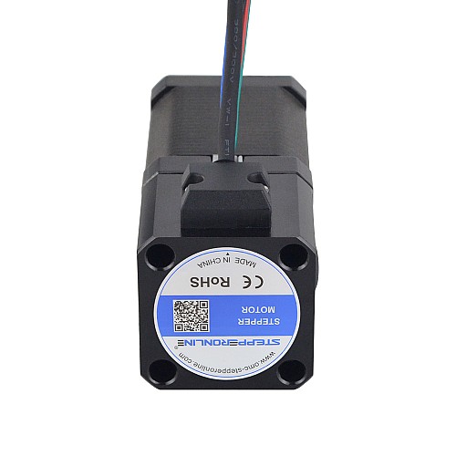 P Series Nema 17 Stepper Motor 72Ncm(101.98oz.in) with Electromagnetic Brake - 17BK05-07 | StepperOnline CA