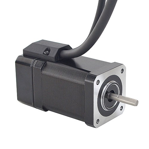 P Series Nema 17 Closed Loop Stepper Motor 72Ncm(101.96oz.in) with Encoder 1000PPR(4000CPR) - 17E1K-07 | StepperOnline CA