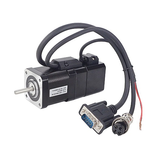 P Series Nema 17 Closed Loop Stepper Motor 48Ncm(67.99oz.in) with Electromagnetic Brake - 17E1KBK05-05 | StepperOnline CA