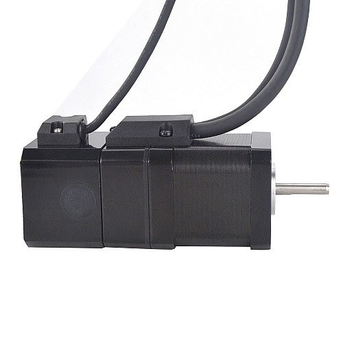 P Series Nema 17 Closed Loop Stepper Motor 48Ncm(67.99oz.in) with Electromagnetic Brake - 17E1KBK05-05 | StepperOnline CA