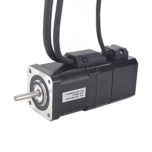 P Series Nema 17 Closed Loop Stepper Motor 48Ncm(67.99oz.in) with Electromagnetic Brake - 17E1KBK05-05 | StepperOnline CA