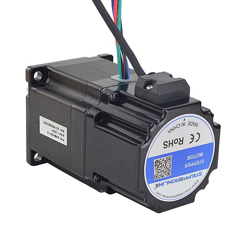 P Series Nema 23 Stepper Motor 1.2Nm(169.97oz.in) with Electromagnetic Brake - 23BK20-12 | StepperOnline CA
