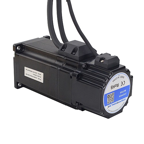 P Series Nema 23 Closed Loop Stepper Motor 2Nm(283.28oz.in) with Electromagnetic Brake - 23E1KBK20-20 | StepperOnline CA
