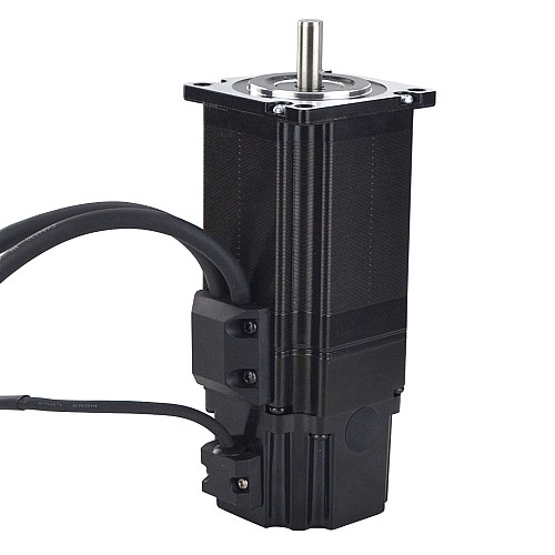 P Series Nema 23 Closed Loop Stepper Motor 2Nm(283.28oz.in) with Electromagnetic Brake - 23E1KBK20-20 | StepperOnline CA