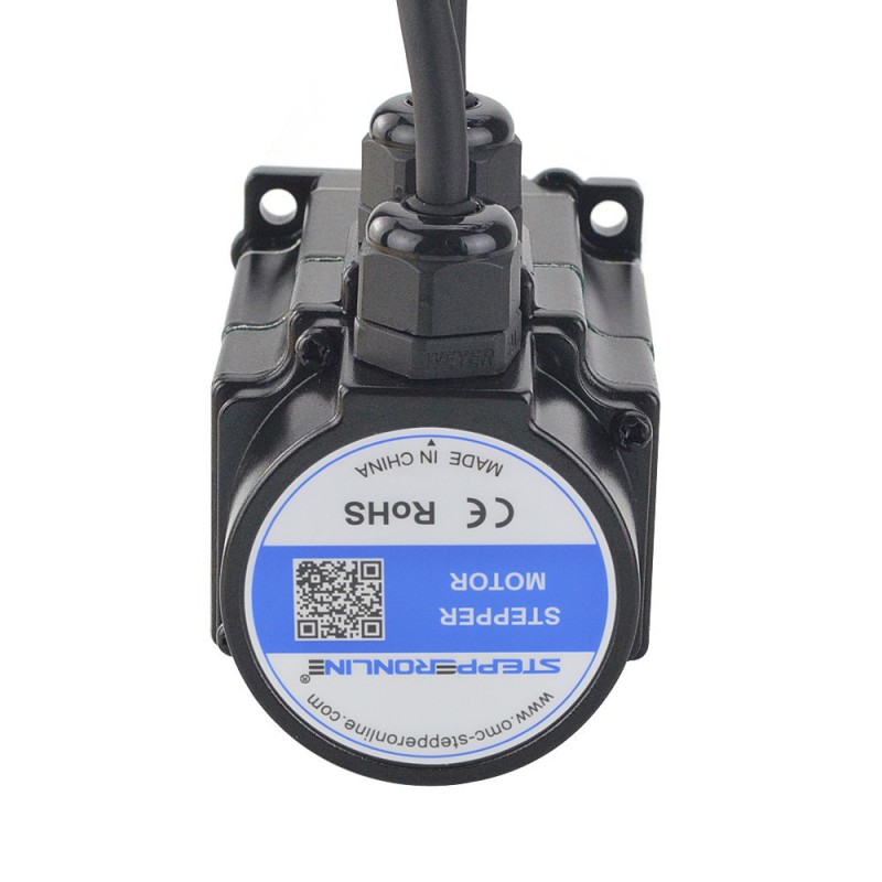 P Series IP65 Waterproof Nema 23 Closed Loop Stepper Motor 1.2Nm(169.97oz.in) with Encoder 1000PPR(4000CPR) - 23E1KIP65-12 | StepperOnline CA