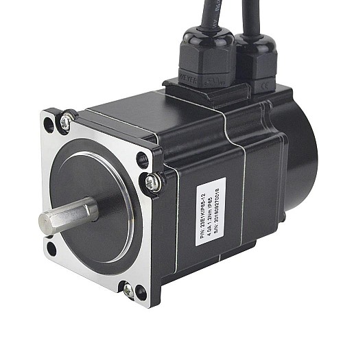 P Series IP65 Waterproof Nema 23 Closed Loop Stepper Motor 1.2Nm(169.97oz.in) with Encoder 1000PPR(4000CPR) - 23E1KIP65-12 | StepperOnline CA