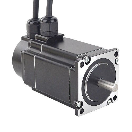 P Series IP65 Waterproof Nema 23 Closed Loop Stepper Motor 2Nm(283.22oz.in) with Encoder 1000PPR(4000CPR) - 23E1KIP65-20 | StepperOnline CA