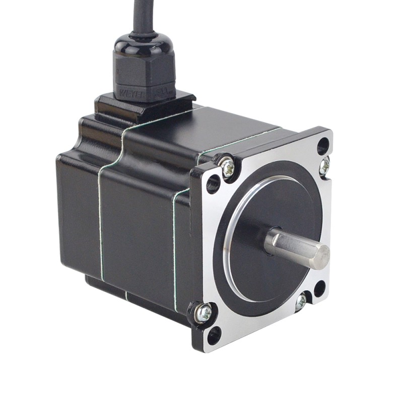 P Series IP65 Waterproof Nema 23 Stepper Motor 4.0A 1.2Nm(169.93oz.in) - 23IP65-12 | StepperOnline CA