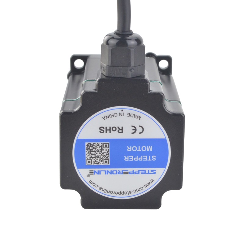 P Series IP65 Waterproof Nema 23 Stepper Motor 5.0A 2Nm(283.22oz.in) - 23IP65-20 | StepperOnline CA